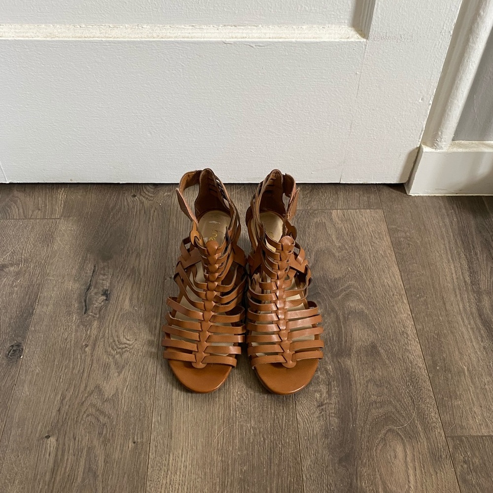 Leather Sandals (1.5 inch heel)